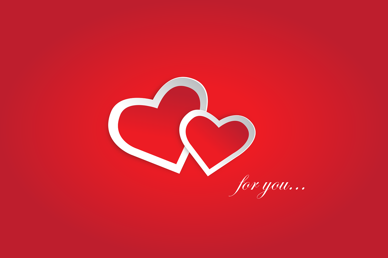 for-you-2198772_1280 For You, red hearts vector graphic.